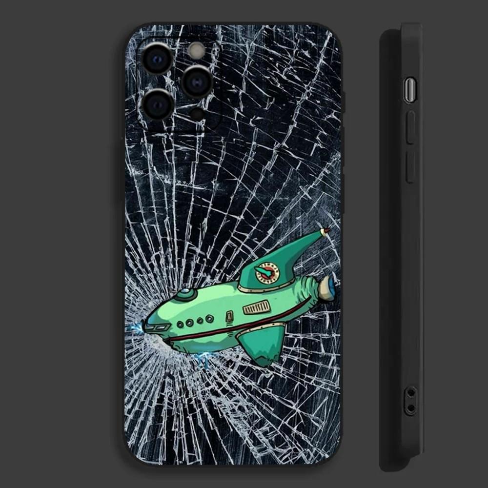 

F-Futurama Anime B-Bender Phone Case For Apple iPhone 15,14,13,12,11,Pro,X,XS,Max,XR,Plus,Mini Soft Black Cover iPhone11