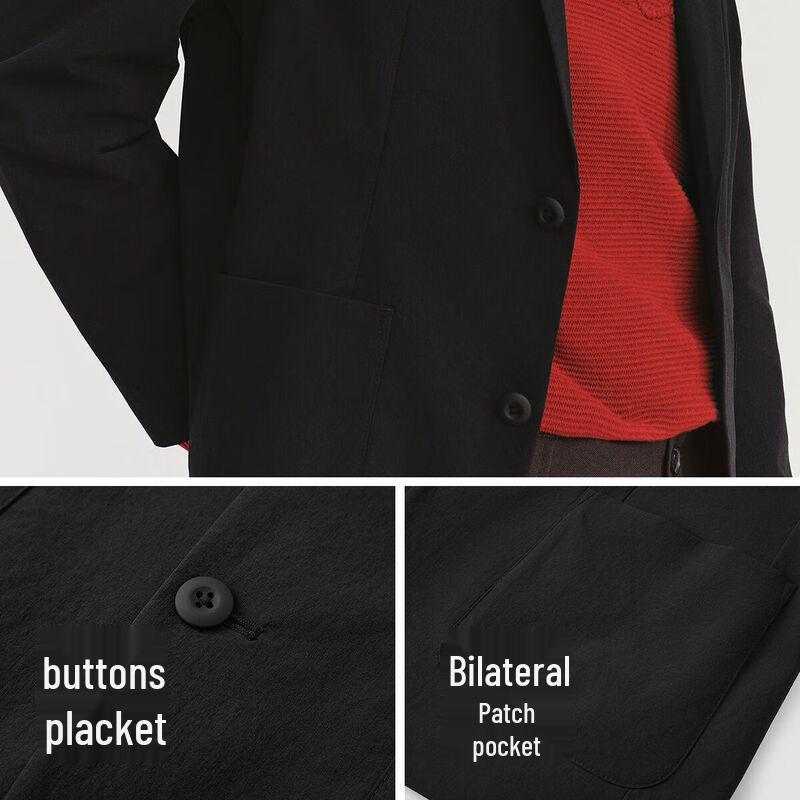 Semir Men's Casual Stretch Notch Lapel Blazer