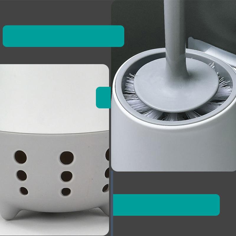 Household Toilet Brush Set Creative Free Punching Bathroom Washing Toilet Brush Long Handle No Dead Corner Cleaning Brush