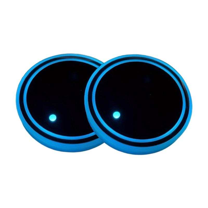 

LED Beverage Mat With Auto Activation USB Fast Charging Splash Resistant ABS Plastic Colourful LED Coasters