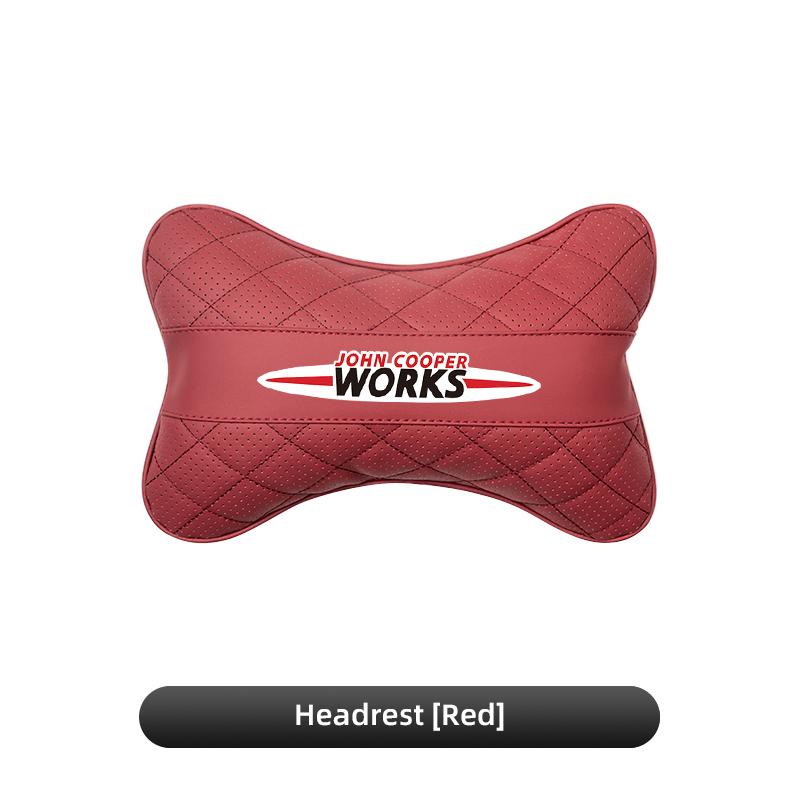 1xCar Seat Neck Pillow Headrest Lumbar Waist Support Cushion Keychain For BMW X1 X2 X3 X5 X4 X6 X7 iX3 F20 F10 F07 E70 E46 SU5