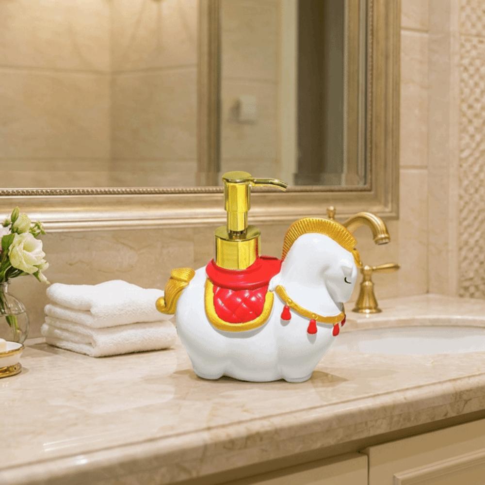 Press Bottle Cartoon Hand Sanitizer Bottle Animal Model Shampoo Soap Dispenser Toilet