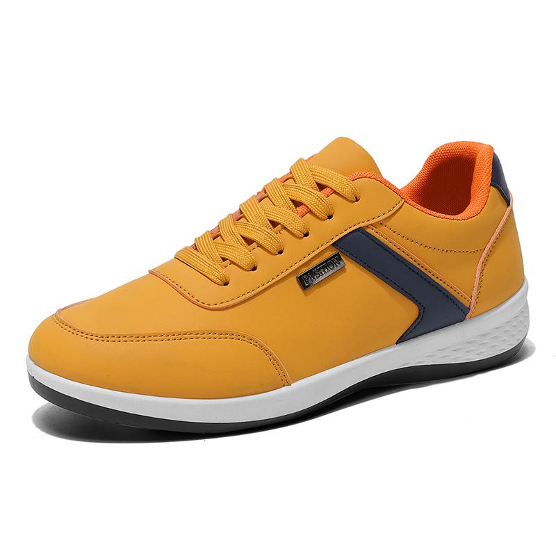 

Men s Leather Sports Shoes Lightweight Soft Sole Classic Waterproof Sneakers Outdoor Comfortable Tennis Shoes for Men 39 хаки
