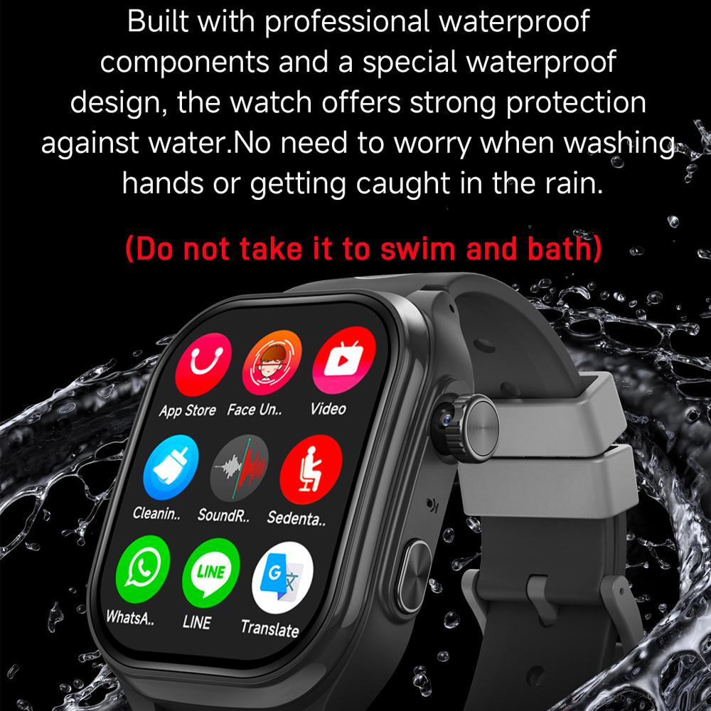Kinder 4G Smart Phone Uhr 2.0'' GPS WIFI Videoanruf Kamera Kinder Smartwatch Monitor Tracker Standort 2+16G APP Download