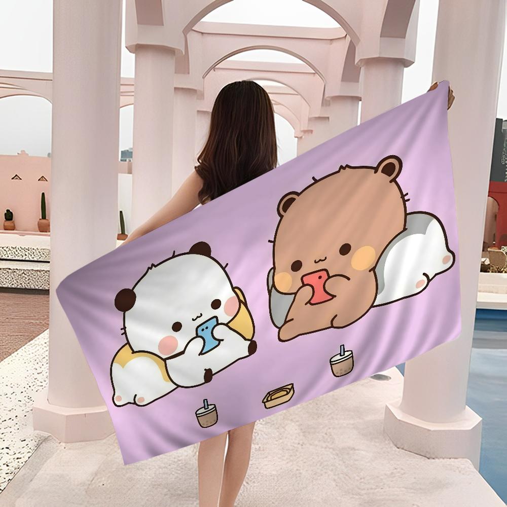 Ctue Bubu Dudu Microfiber Beach Towel Absorbent Quick Dry Soft Yoga Swimming Resort Mountain Climbing Towel