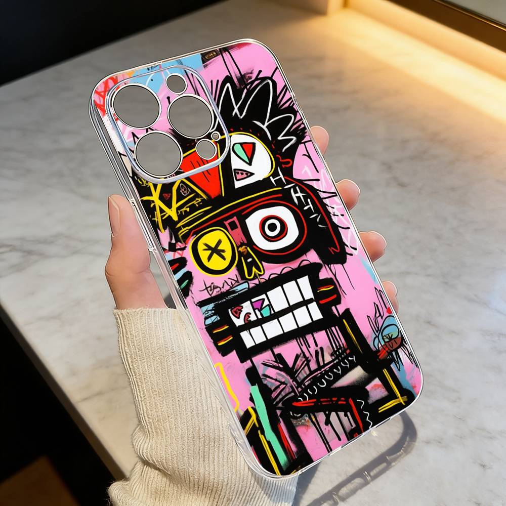 G-Graffiti Art Cool Thing  Phone Case For iPhone 17 16 15 14 13 12 11 Mini Pro Max Plus Transparent Cover