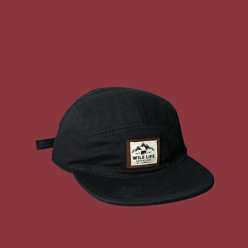 Americká retro kšiltovka s plochým kšiltem: Unisexová módní hip hopová čepice s nášivkou na jaro/podzim