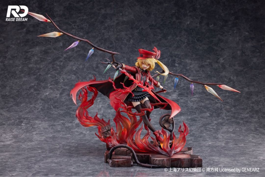 

[USED] Bonus Touhou Project Flandre Scarlet Military Uniform Figure