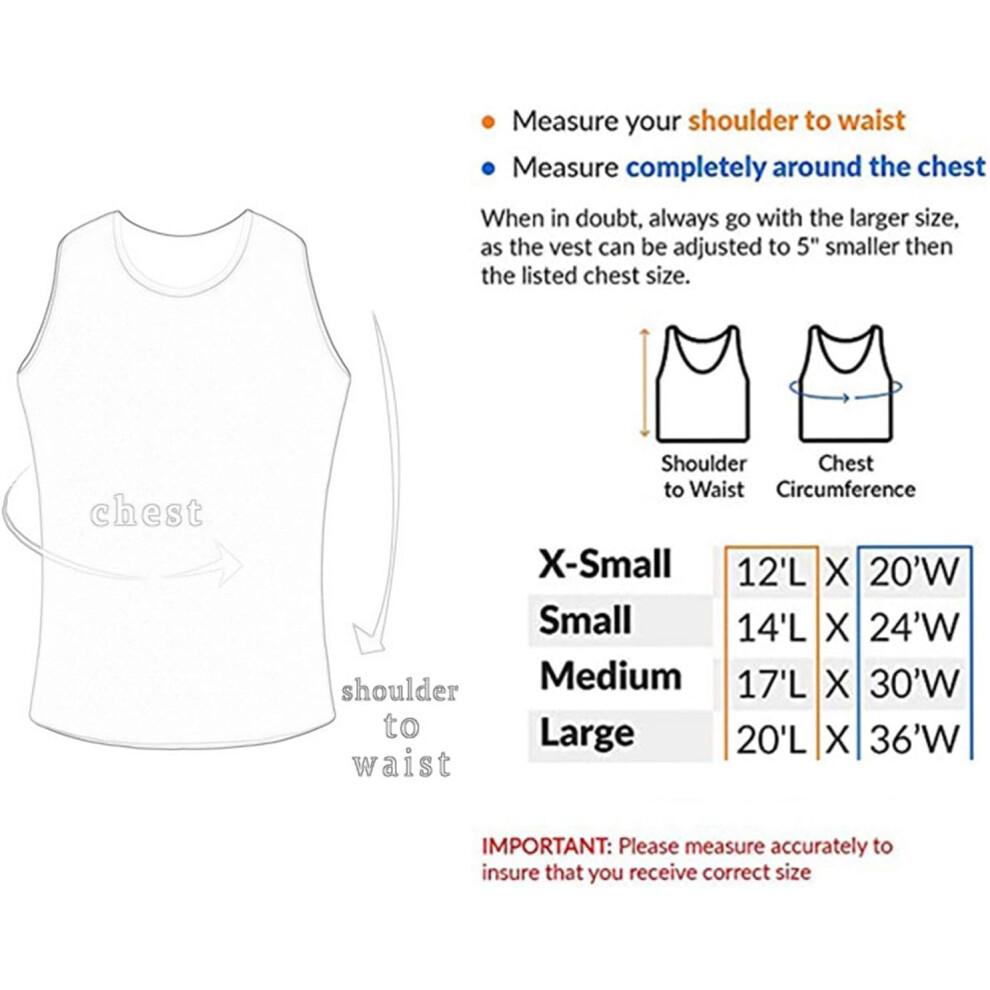 Kids Compression Vest Sensory Processing Vest Weighted Vest Sensory Compression Vest Blue L20in x W36in