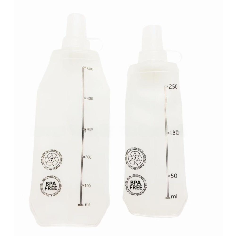 Leak-Proof Cycling Water Bottle High Flow Folding Water Bottle Collapsible Water Bottle  Travel