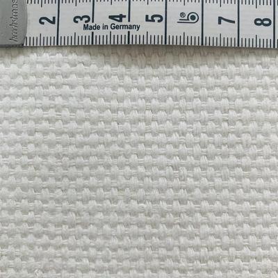 0099 Hemp White Bardzo Gruba Tkanina Konopna Rozmiary 100% (3 Dostępne) (Biały, 100cm)