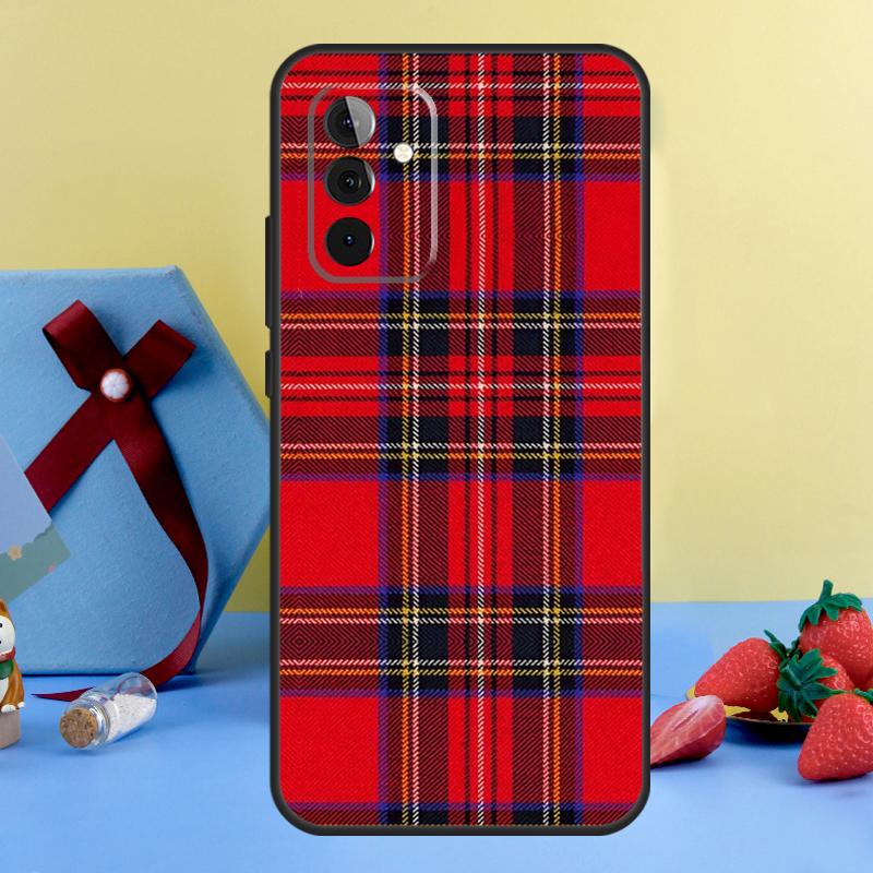 Clan Stewart Dress Tartan Pattern Case For Samsung Galaxy A15 A17 A55 A35 A32 A52 A13 A33 A53 A14 A34 A54 A06 A16 A26 A36 A56