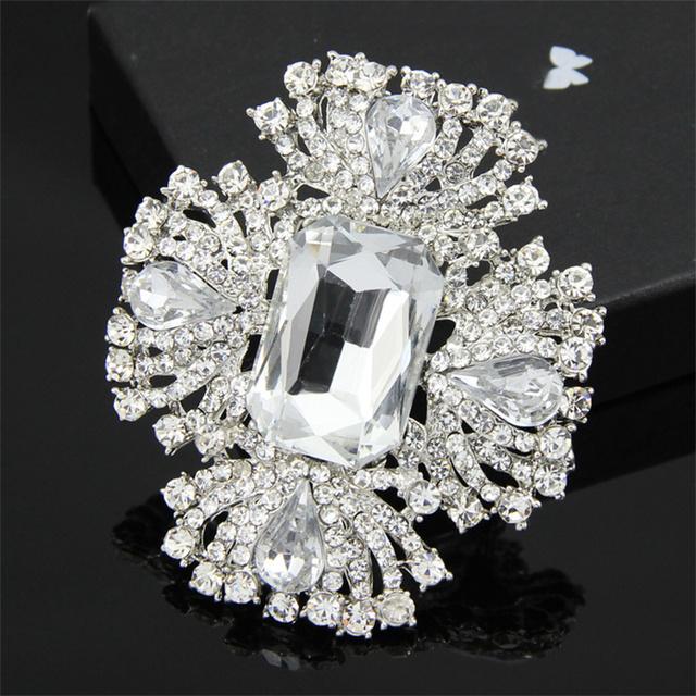 

Мужская мода роскошная брошь со стразами брошь булавка свадебное платье галстук аксессуары