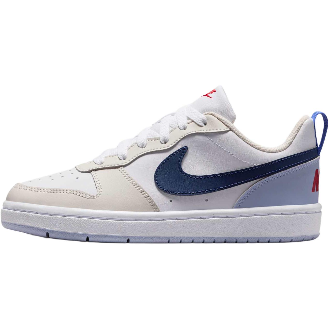 

Nike Court Borough Low Craft BGGCEL Универсальная Мода Прочные Низкие Детские Кеды для Скейтбординга Детские кроссовки Белый Синий IM3384141 35.5