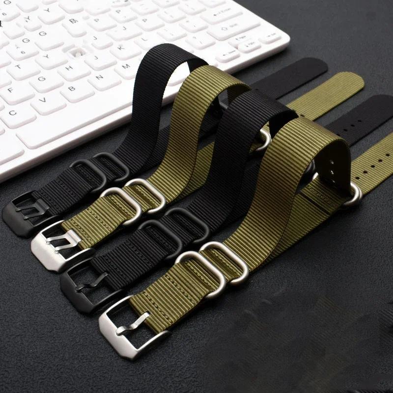 hot top Nylon watch strap for Luminox 3051 3150 watchband 22mm 23mm black green watch band waterproof sport strap