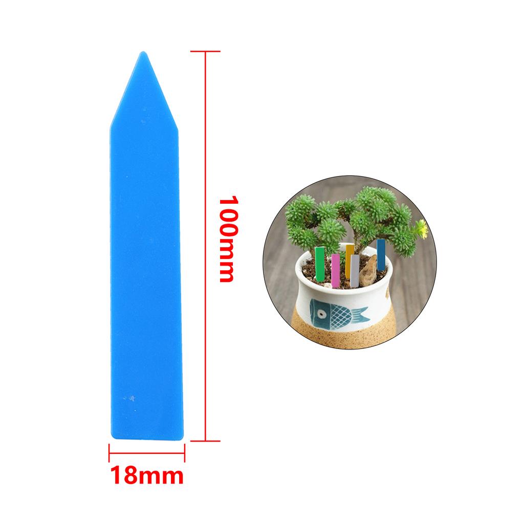 Garden Plant Label Plastic Arrow Sign Nursery Seedling Tray Marker Flower Bonsai Number Plate DIY Gardening Tool Multiple Colors