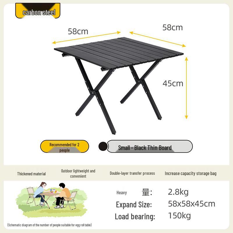Ultralight Aluminum Folding Kermit Chair with Table for Outdoor Camping and Leisure Travel