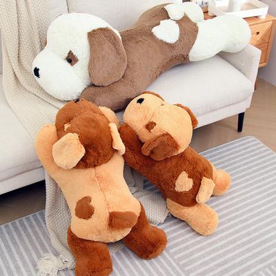 Giant Plush Toy Big Sleeping Dog Stuffed Striped T-shirt Puppy Soft Animal Pillow Baby Girls Birthday Gift