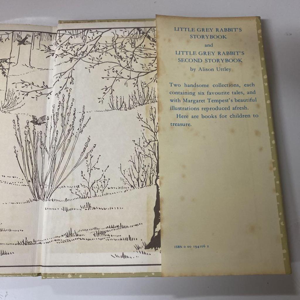 [USED] Rare Little Gray Rabbit British vintage Christmas story