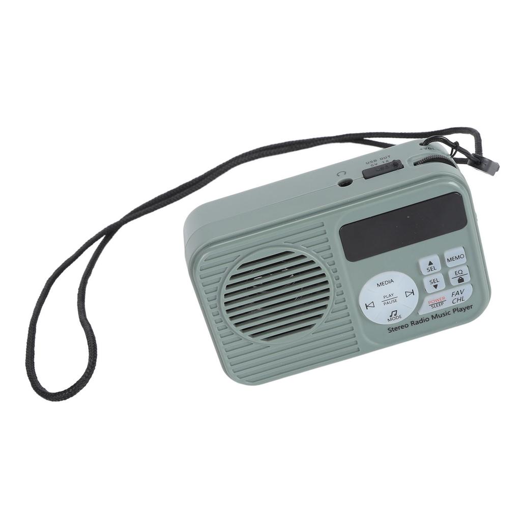 Retro Bluetooth Radio High Sensitivity Backlit Display DSP Wireless Vintage Small Speaker with