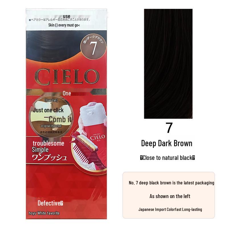 CLELO Xuanruo Crema Colorante per Capelli Giapponese - Formula a Base Vegetale per Copertura dei Capelli Grigi