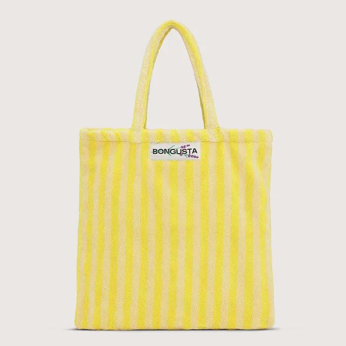 (Bongusta) Naram Tote bag - Pristine & Neon yellow