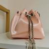 Women Bag High Quality Silk Bucket Bags Diamonds Female Personalized Shoulder Tassels Chains Handbags For Women Crossbady Bag