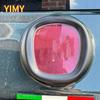 ABS Plastic Matte Black Car Front Grille Cover Emblem Rear Trunk Decal  Protective Cover Suitable for Fiat Panda 2016 +
