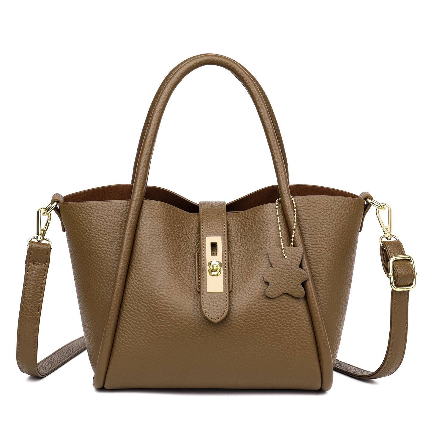 

Bucket Bag, High-end Sense, Large Capacity Bag, Women s New Fashionable and Simple Shoulder Bag, Daily Leisure Commuting Handbag