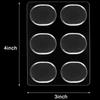 Miwayer 30 Pieces Drum Dampeners Moon Gels Silicone Gel Pads Soft Drum Dampeners for Drums Cymbals Tone Control, 30 Pieces