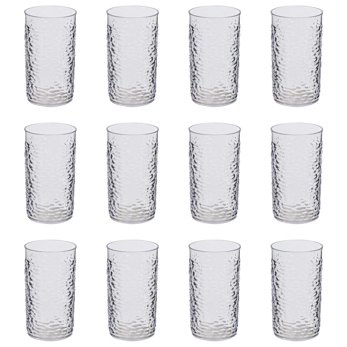 

Thunder Group Set of Plastic Dishwasher for Commercial Tumblers, 470ml, 16oz, 12, Cups, Shatter-Resistant, Safe, Lightweight, Cafes, Restaurants, Use,