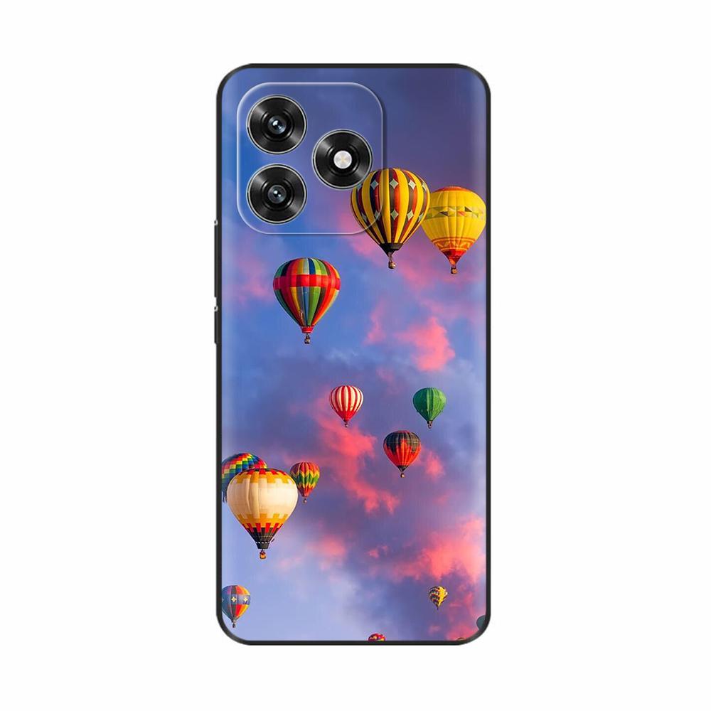 For Honor X5c Plus Case Sweet Love Flower Soft Silicone TPU Cover For Honor X5c HonorX5c Plus Phone Case Protective Shell Funda