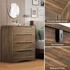 Commode 4 Tiroirs - Bealife - Commode De Chambre - Marron - 71 X 41 X 82 Cm