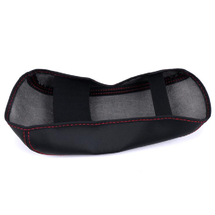 Armrest Box Cover Trim Black Leather For Toyota Corolla Middle Console 2014-2018