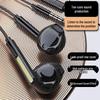 Metal Heavy Bass Noise-Cancelling 3.5mm Wired In-Ear Gaming & KTV Headset