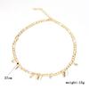 European and American New Products Are Simple and Trendy Butterfly Rhinestone Necklace Alloy Neck Chain Fashionable Diamond Necklace