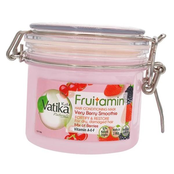 

Маска для волосся Зміцнення та відновлення, Vatika Fruitamin Hair Conditioning Mask Very Berry Smoothie, Dabur 350мл (43634056) 350ml