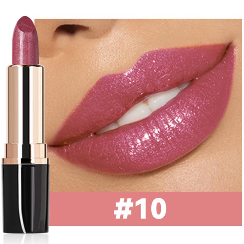 1 Stuk Zeemeermin Sprankelende Fluwelen Lippenstift Holografische Metallic Parel Lippenstift Langhoudende Micro-Glow Shimmer Lip Tint Vrouwen Make-up Cadeau