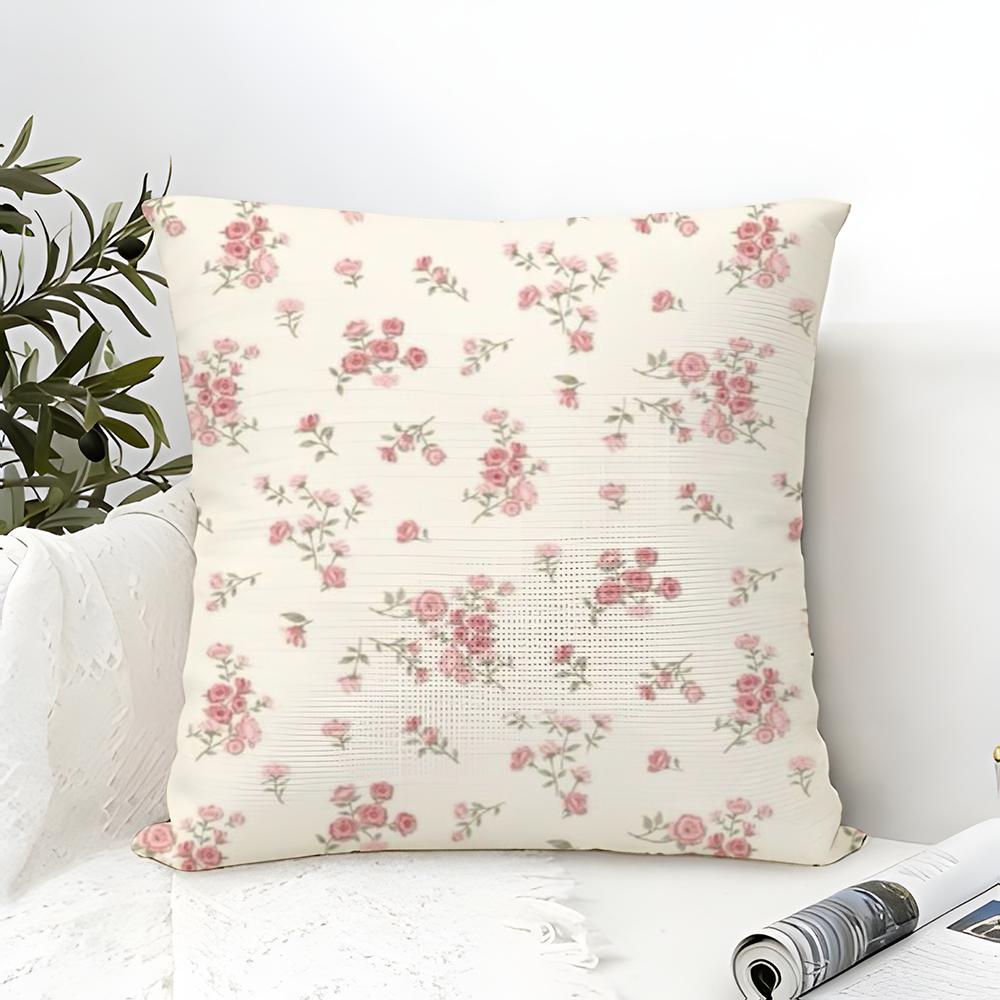 

Romantic Elegant Floral Print Pillow Case linen pillow case sofa home decor cushion cover cushion cove 30X30cm