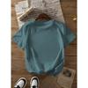A581[Colorful Floral Skull Print Round Neck Short Sleeve T-Shirt]