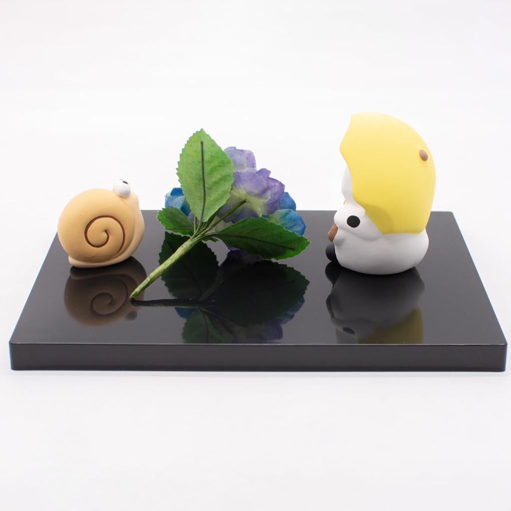 Banko Ware Ornament, Interior Object, Tabletop Decoration [Japanese Seasonal Series] June Rainy Season, Room Decoration, Entryway Decoration, Mini