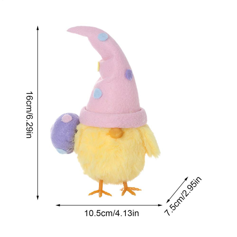 2025 New Easter Decorations Ins NerdyEaster Egg Chick Figurines Holiday Party Gifts Indoor Home DIY Decoration