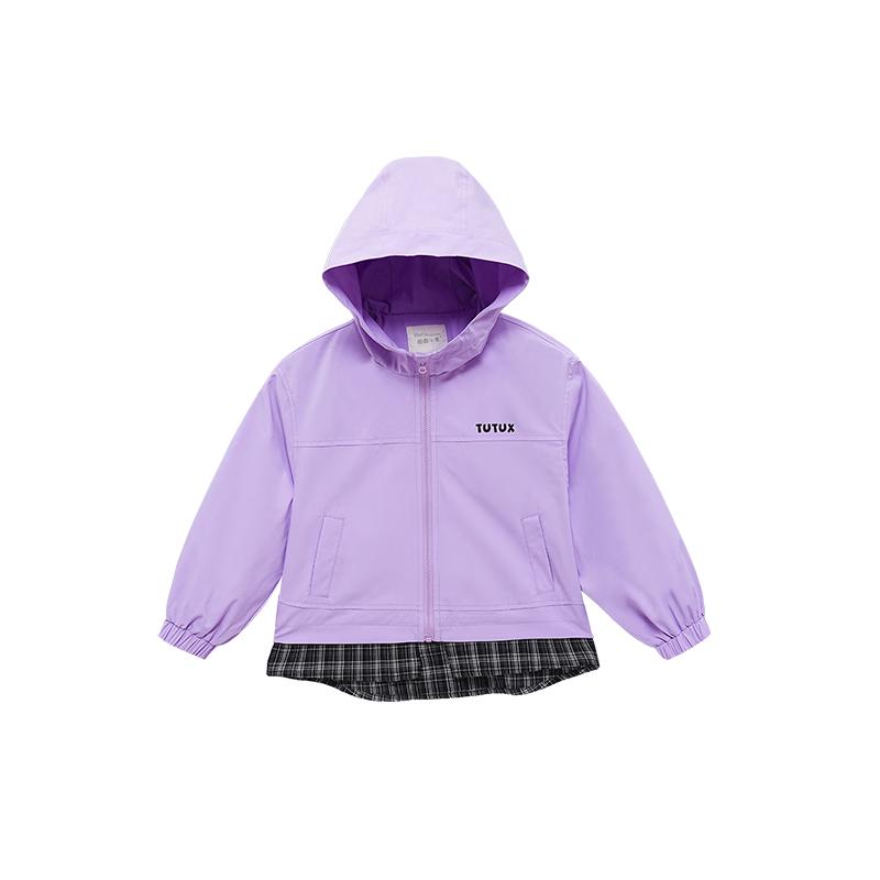 

Tutu Elephant Girls Hooded Windproof Waterproof Softshell Jacket 140