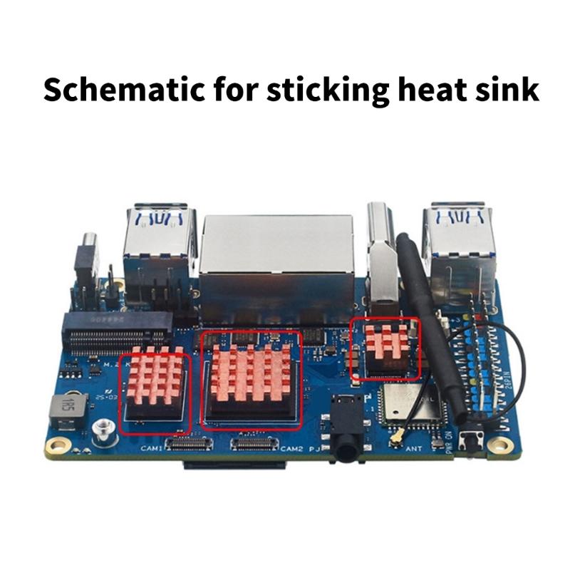 For RV2 Acrylic Case With Cooling Fan Coolers Transparent Shell For RV2 Development Board Accessories