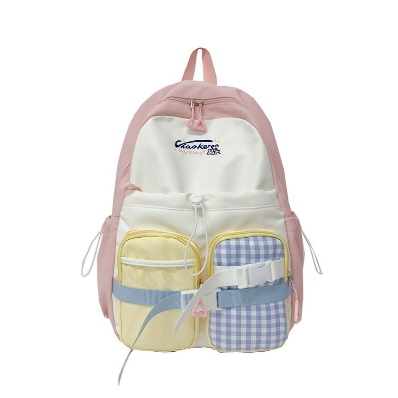 Schoolbag student two-dimensional cute casual schoolbag female versatile student backpack simple student bag fashion casual backpack