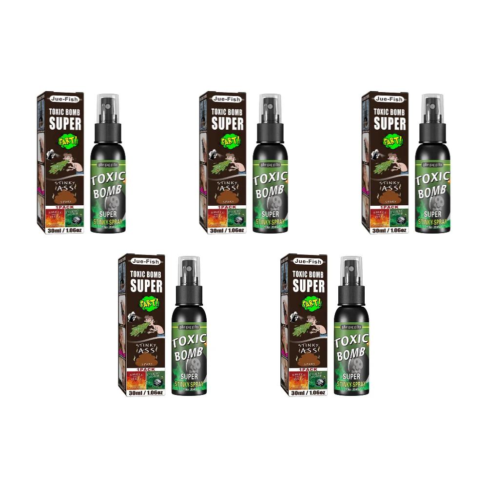 1-5pcs 30ml Fart spray Halloween Props Non Toxic Spoof Odor Stinky Terrible Smell Spray Party Supplies Halloween Toys