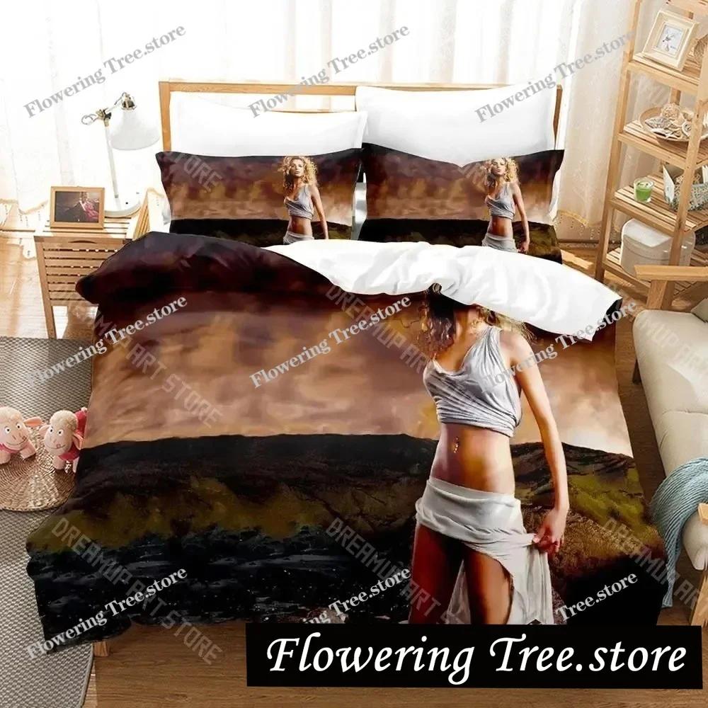 Sexy Britney Spears Bedding Set Duvet Cover Bed Set Quilt Cover Pillowcase Comforter king Queen Size Boys Adult Bedding Set