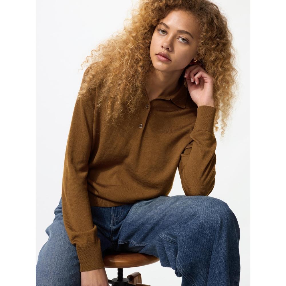 Uniqlo Merino Polo Sweater