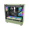 Thermaltake CT120 Reverse ARGB Sync 120mm PC Case Set of Matcha FN2561 Fans, 2, Green, CL-F200-PL12MG-A,