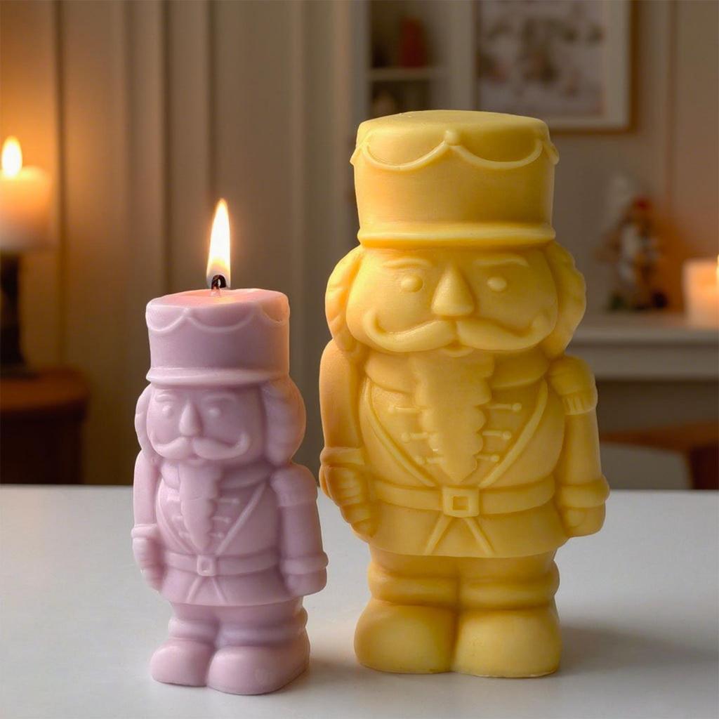 Silikon Kerzenformen Harzgussform Kunsthandwerk Nussknacker Gips Epoxidharzformen Für Zuhause Hochzeitszimmer Tischdeko